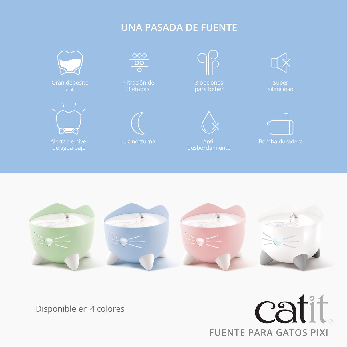 Fuente para gatos Catit PIXI