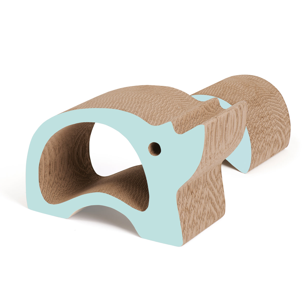 Rascador de cartón 2-en-1 con forma de animales Catit Zoo