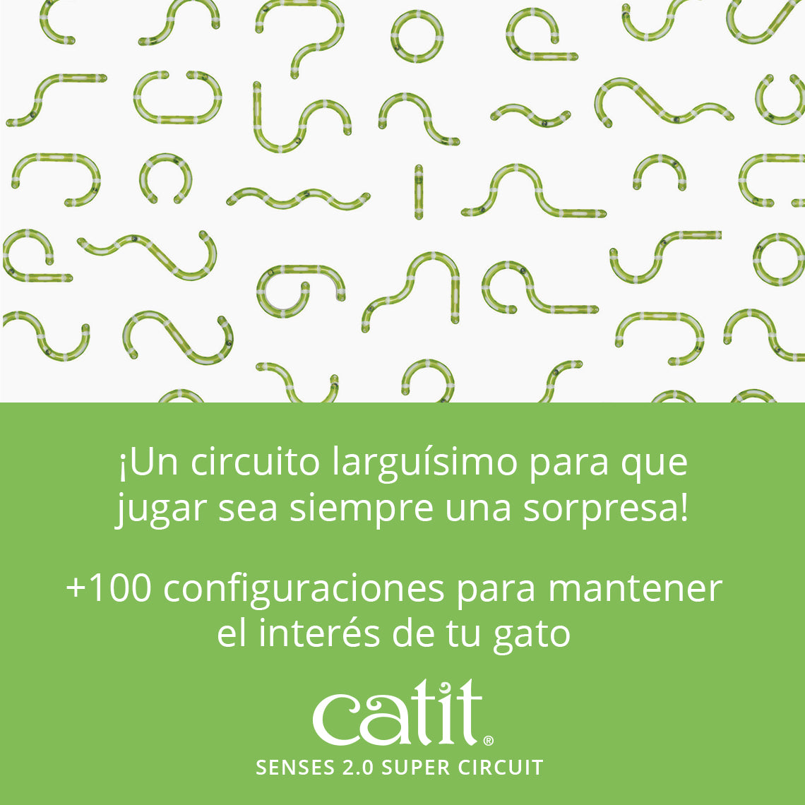 Circuitos con pelota para gatos Catit Senses