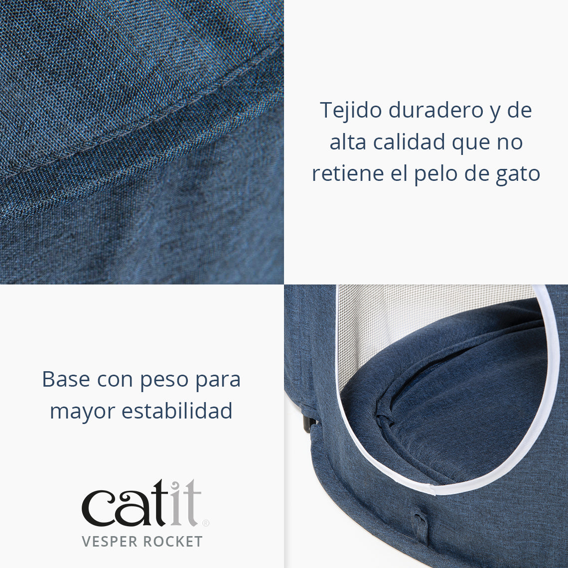 Cohete de juego plegable para gatos Catit Vesper Rocket