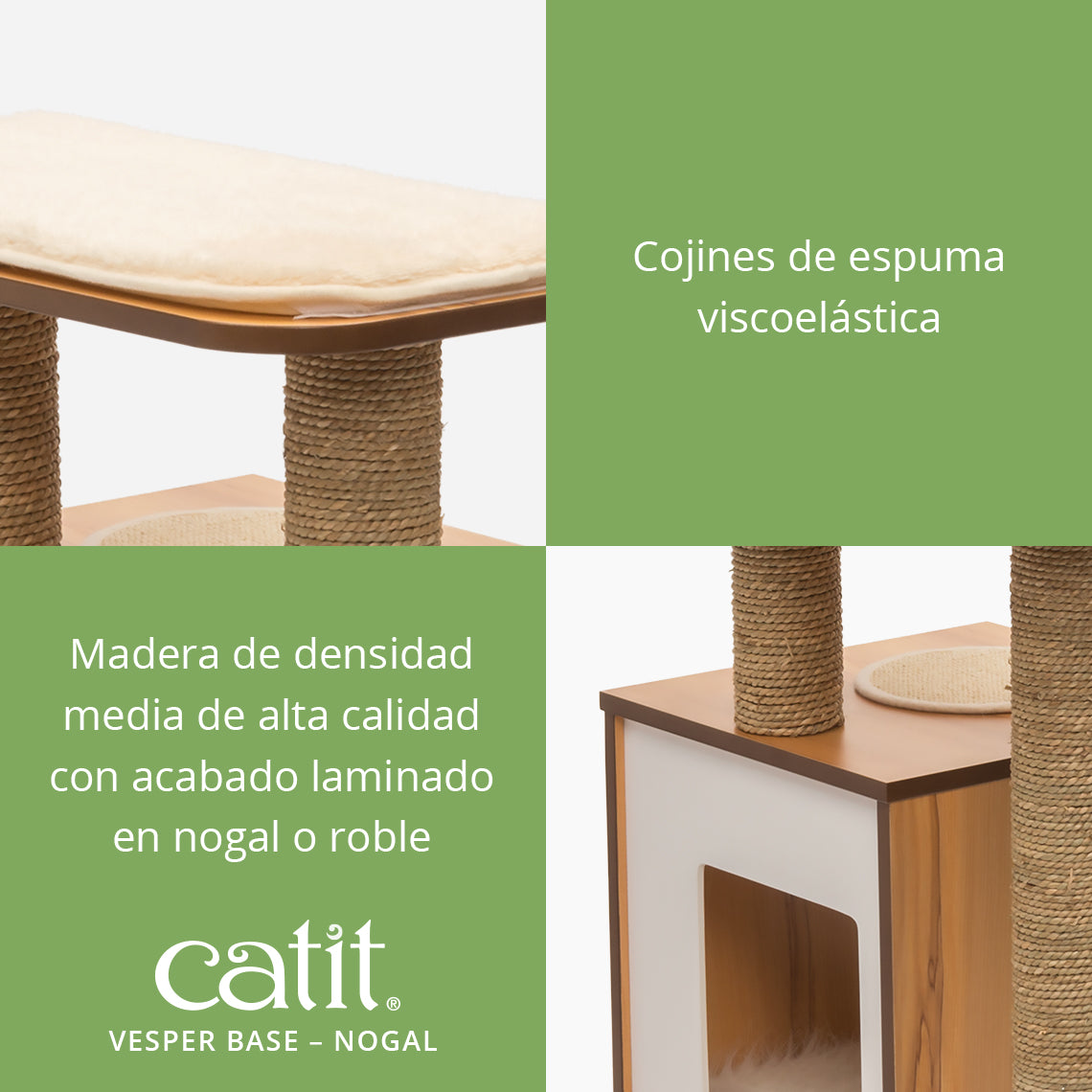 Árbol rascador para gatos Catit Vesper Base