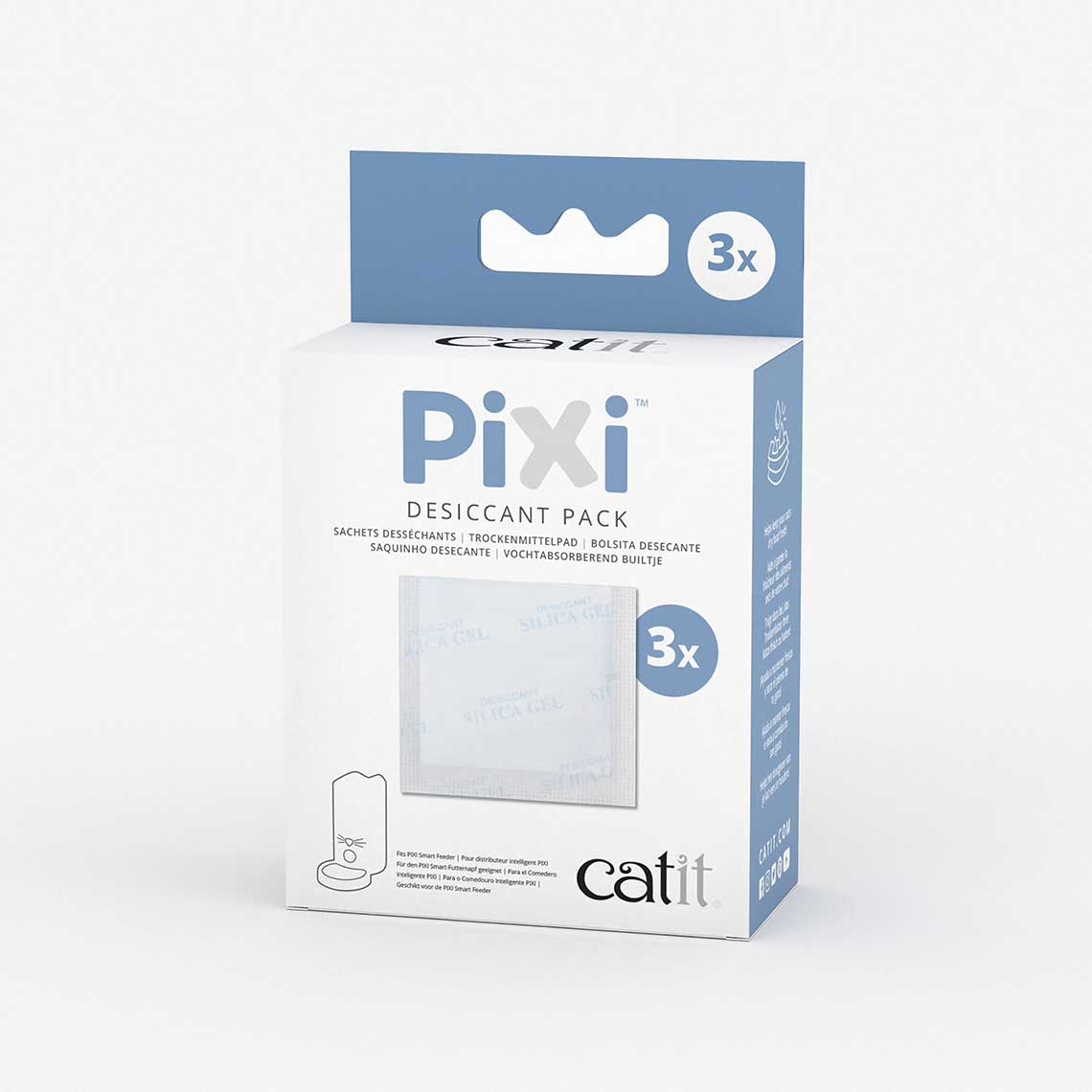 Bolsita desecante para comederos automáticos Catit PIXI - Pack de 3