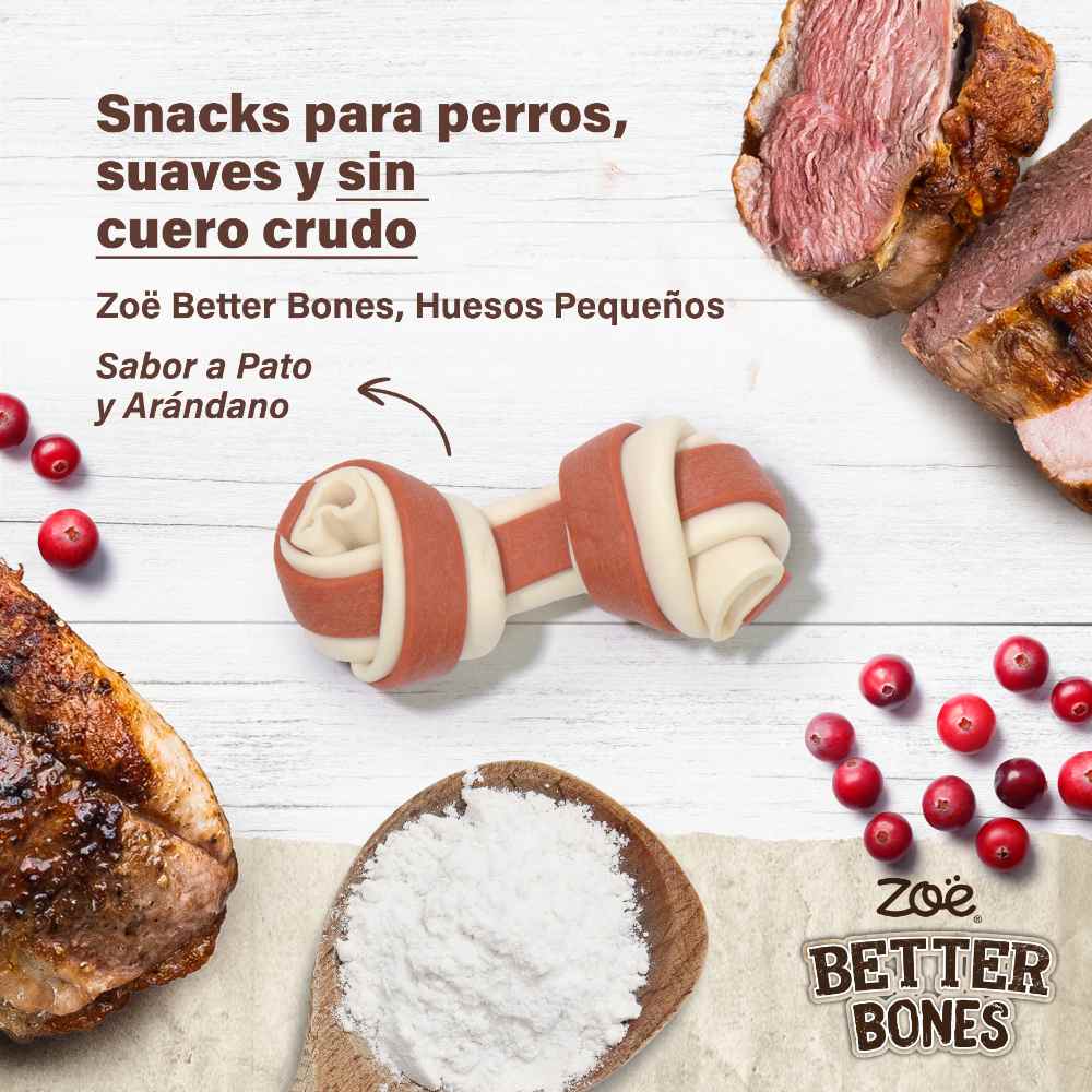 Huesitos suaves para perros Zoë Better Bones Pack de 10