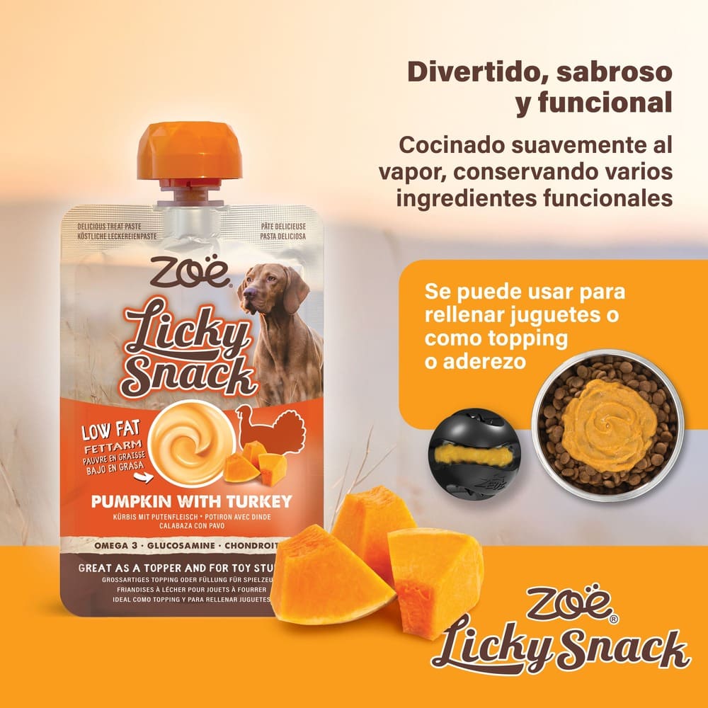 Snacks cremosos para perros Zoë Licky Snack
