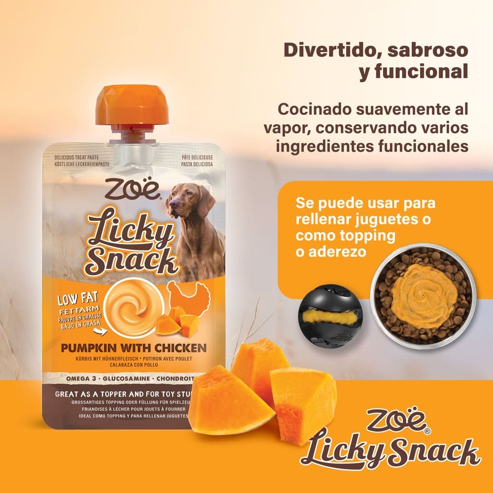 Snacks cremosos para perros Zoë Licky Snack