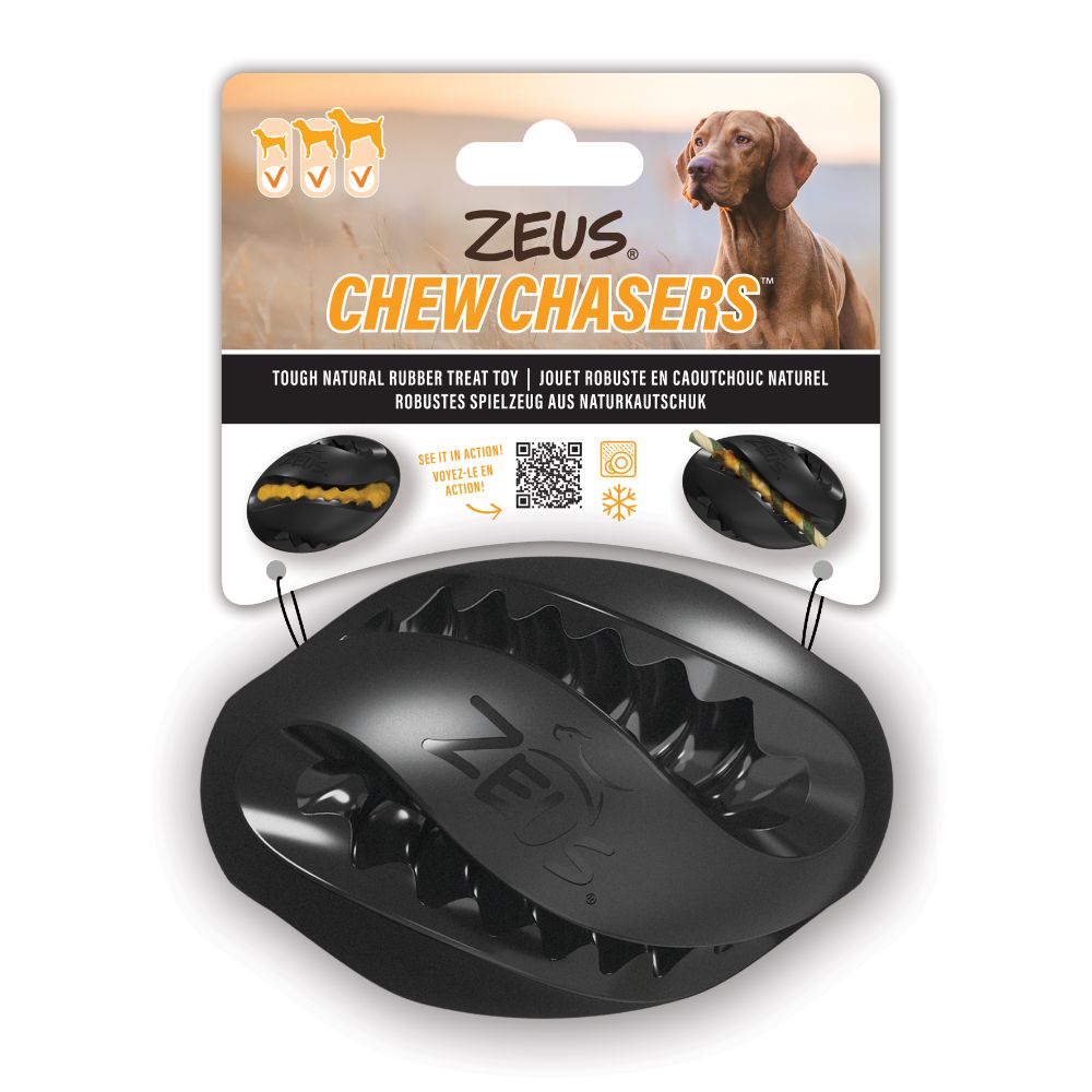 Zeus ChewChasers Pelota de Rugby, 12,5cm