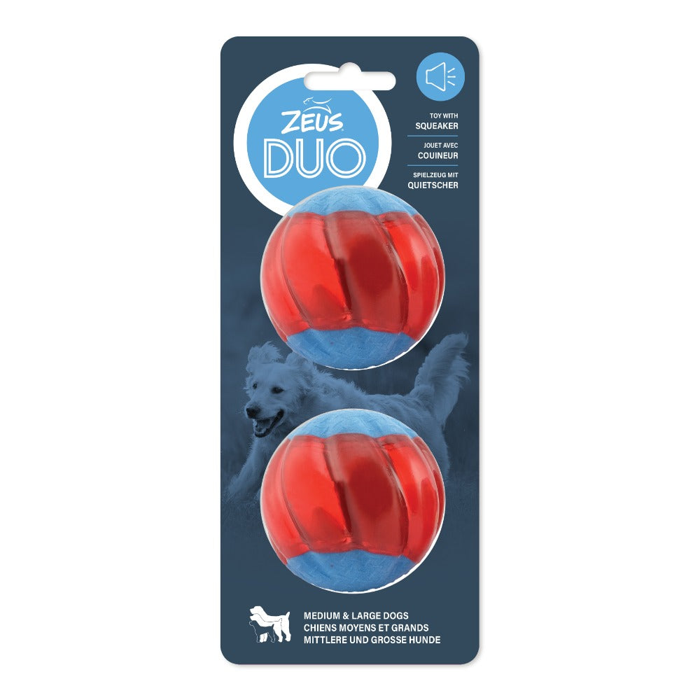 Pelotas para perros Zeus Duo - Pack de 2
