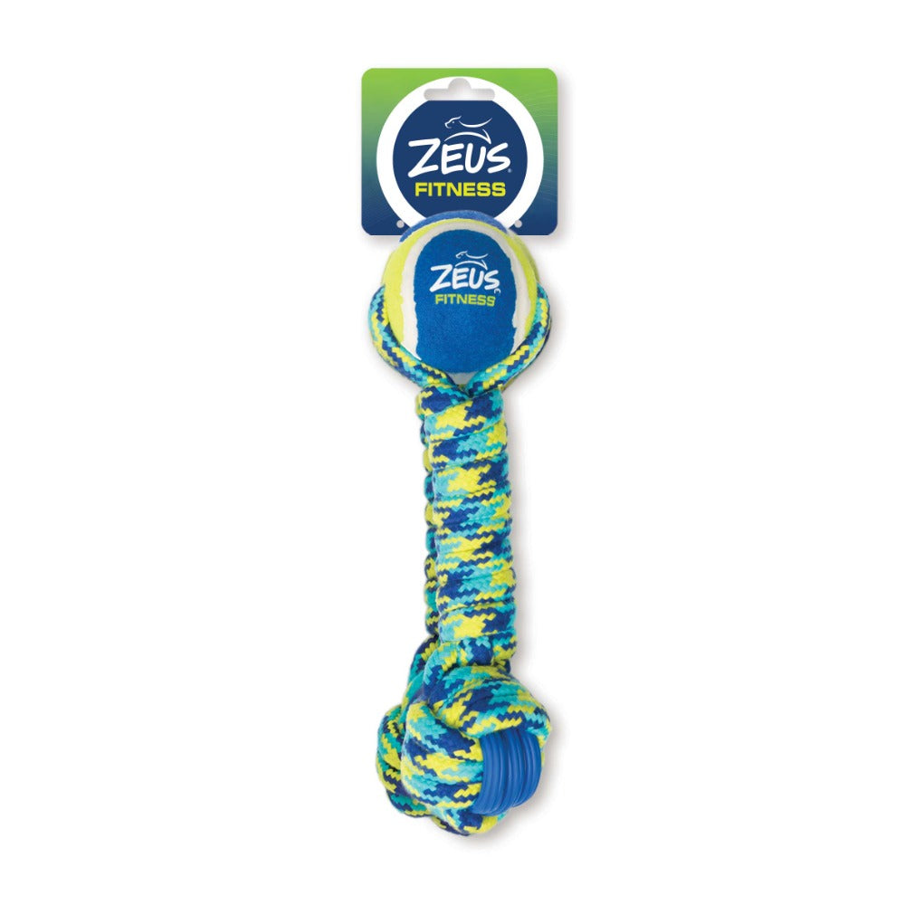 Juguetes con pelota de tenis y cuerda trenzada Fitness Zeus