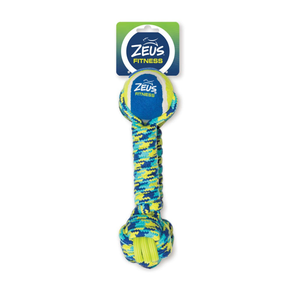 Juguetes con pelota de tenis y cuerda trenzada Fitness Zeus