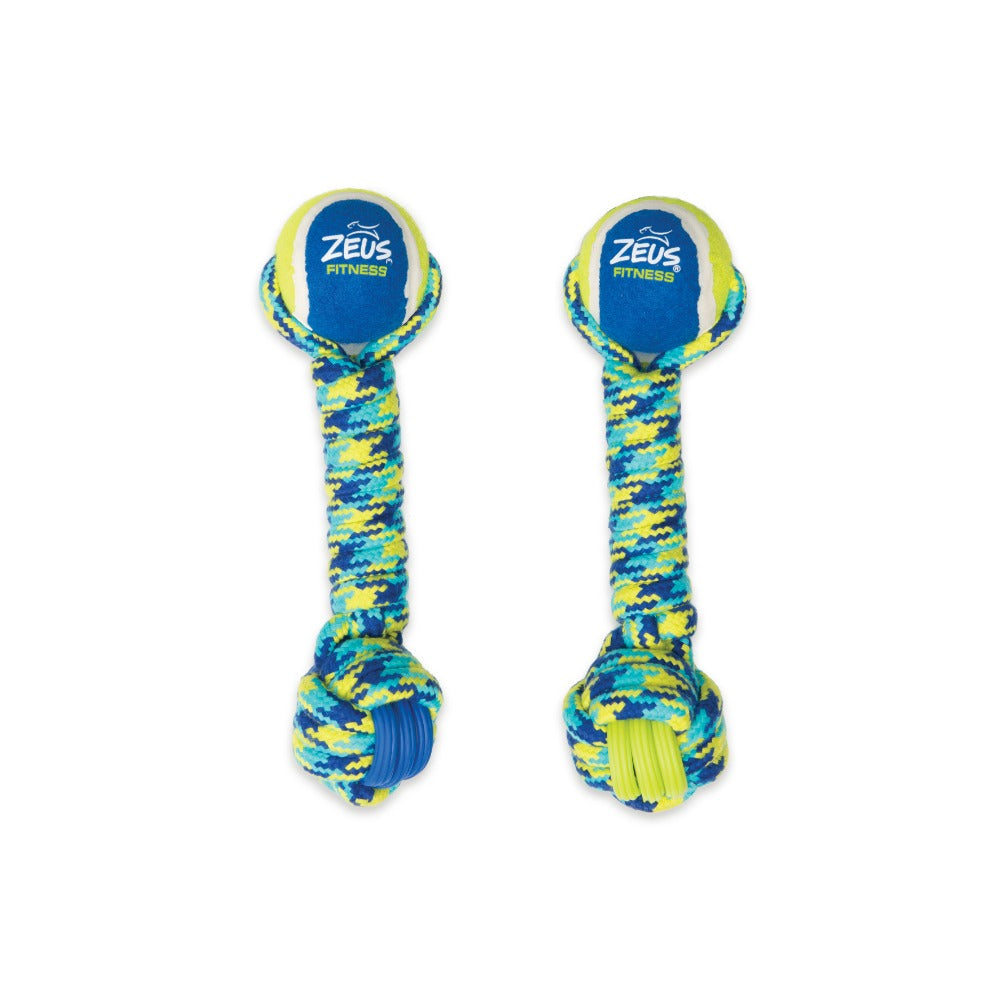 Juguetes con pelota de tenis y cuerda trenzada Fitness Zeus