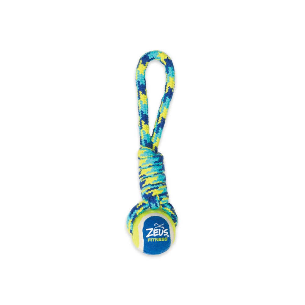 Juguetes con pelota de tenis y cuerda trenzada Fitness Zeus