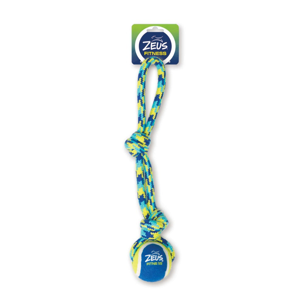 Juguetes con pelota de tenis y cuerda trenzada Fitness Zeus