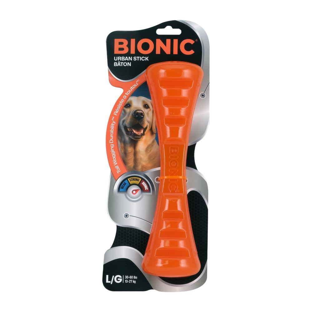 Juguetes ultra resistentes para perros BIONIC Urban Stick