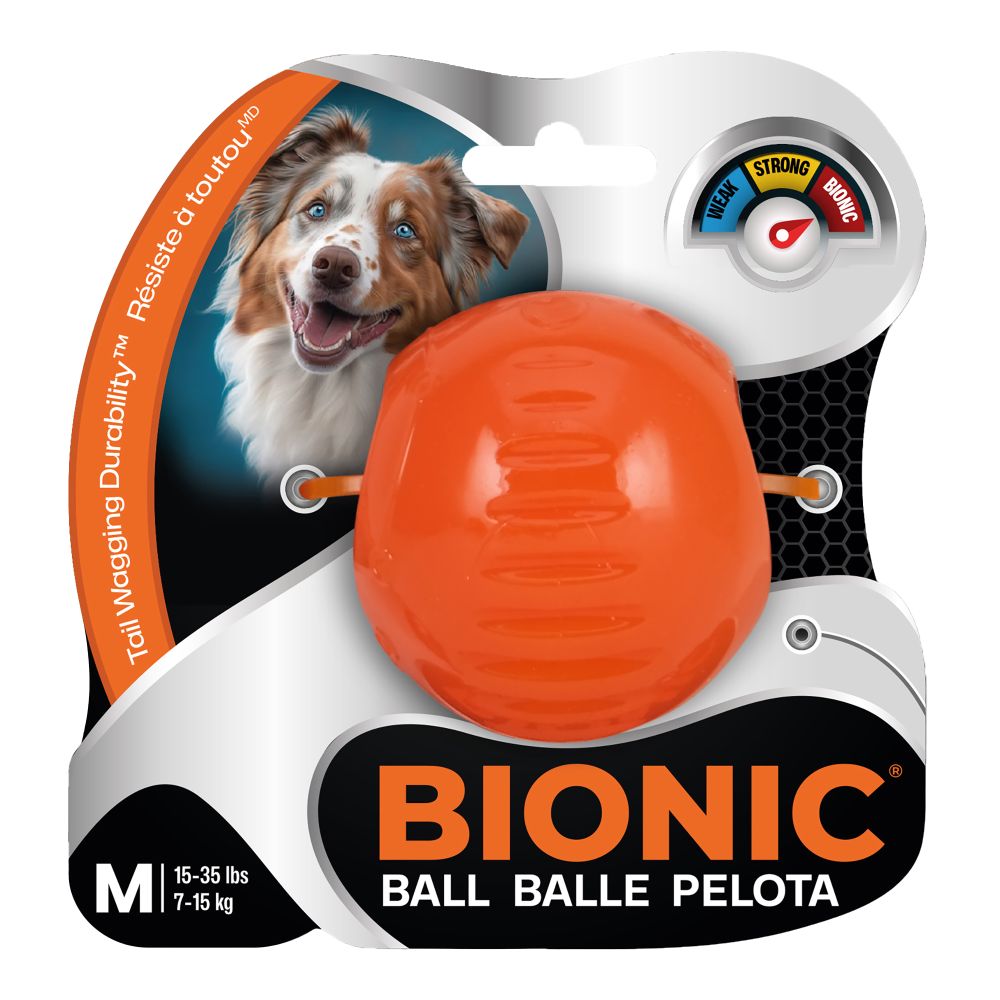 Juguetes ultra resistentes para perros BIONIC Pelota
