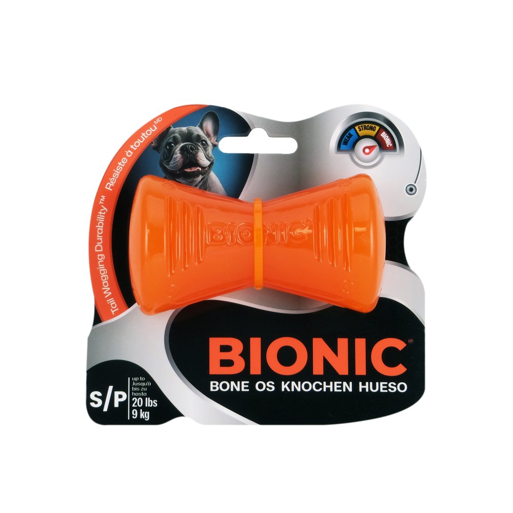 Juguetes ultra resistentes para perros BIONIC Hueso