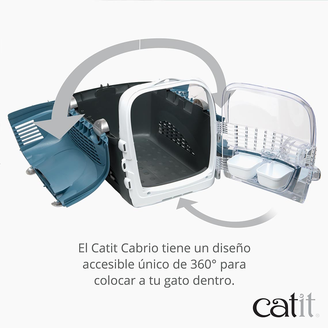 Transportín para gatos Catit Cabrio