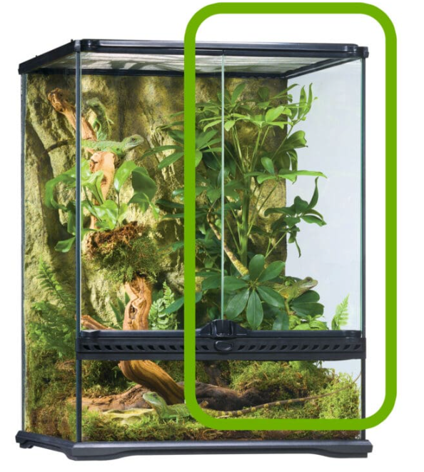 Puertas de cristal de repuesto para terrario Exo Terra PT2607