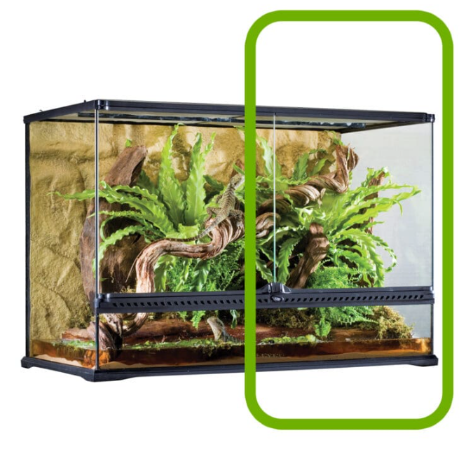 Puertas de cristal de repuesto para terrario Exo Terra PT2614