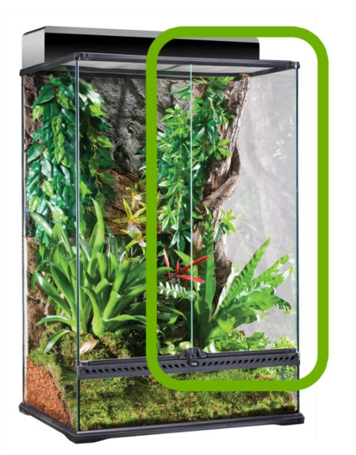 Puertas de repuesto para terrario Exo Terra M/ X-Tall, 60x45x90cm PT2608