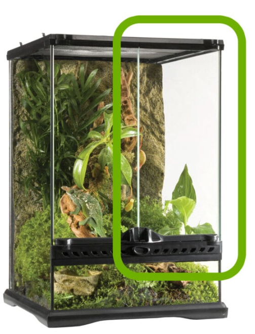 Puertas de cristal de repuesto para terrario Exo Terra PT2602