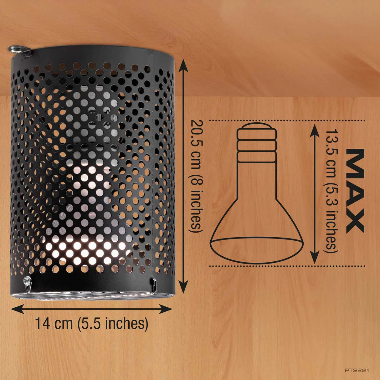 Heat Guard Portalámparas protector contra el calor Exo Terra