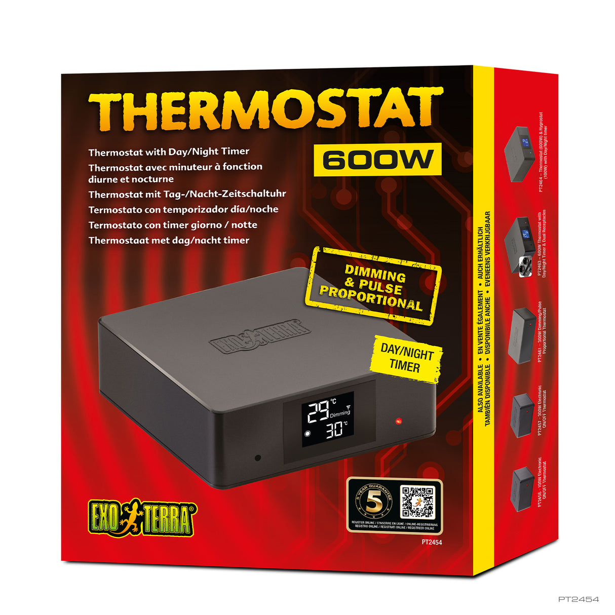 Termostato Digital Día/Noche Atenuación/Impulso Proporcional Exo Terra - 600W