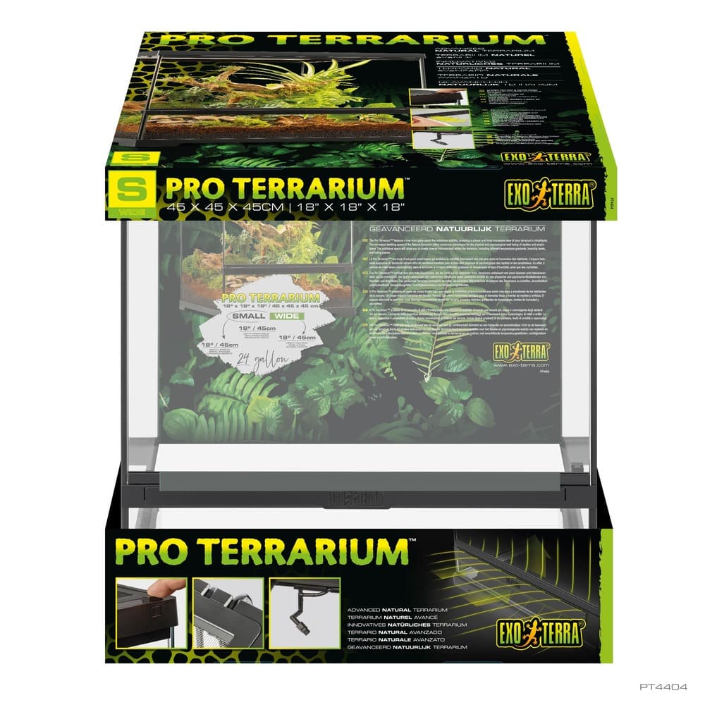 Pro Terrarium de Cristal Exo Terra Pequeño 45x45cm