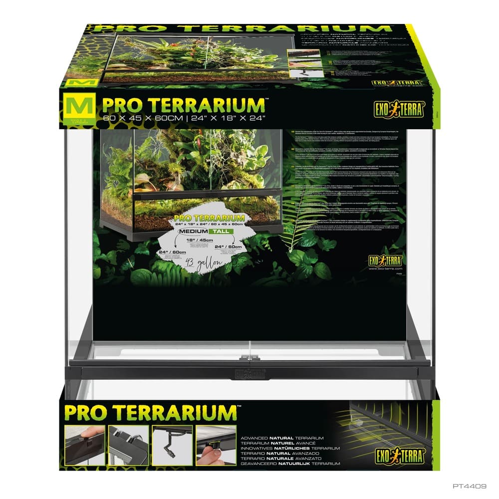 Pro Terrarium de Cristal Exo Terra Mediano 60x45cm