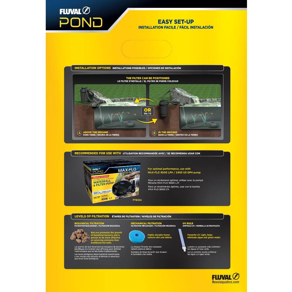 Filtro Pressure Flo UV Fluval Pond