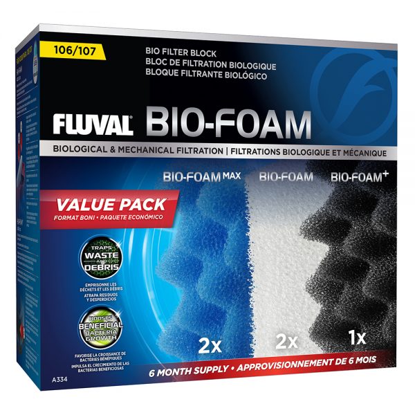 Pack de Bio-Foam para 6 meses para Fluval 07