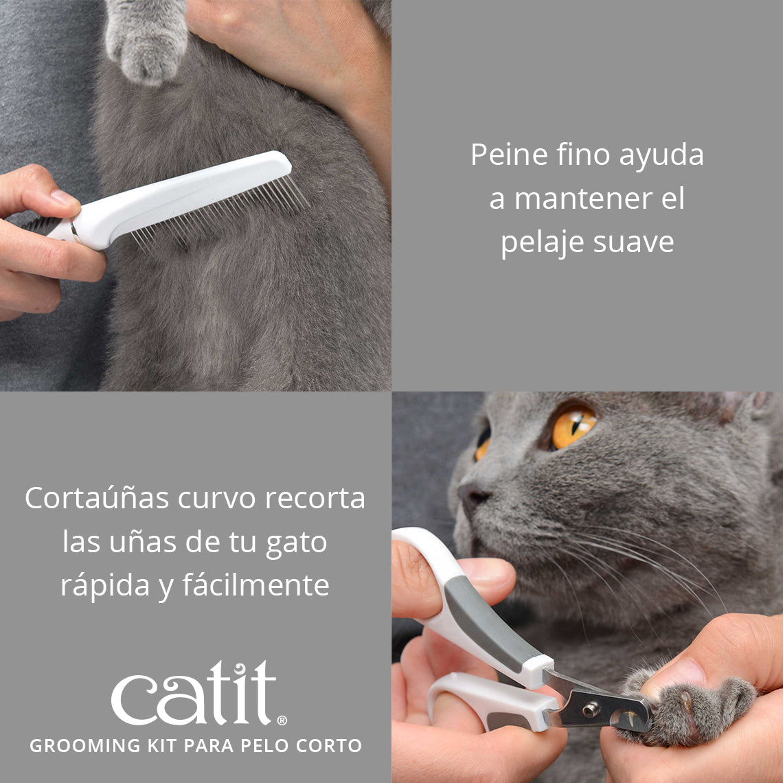 Kit de peluquería Catit Grooming Kit