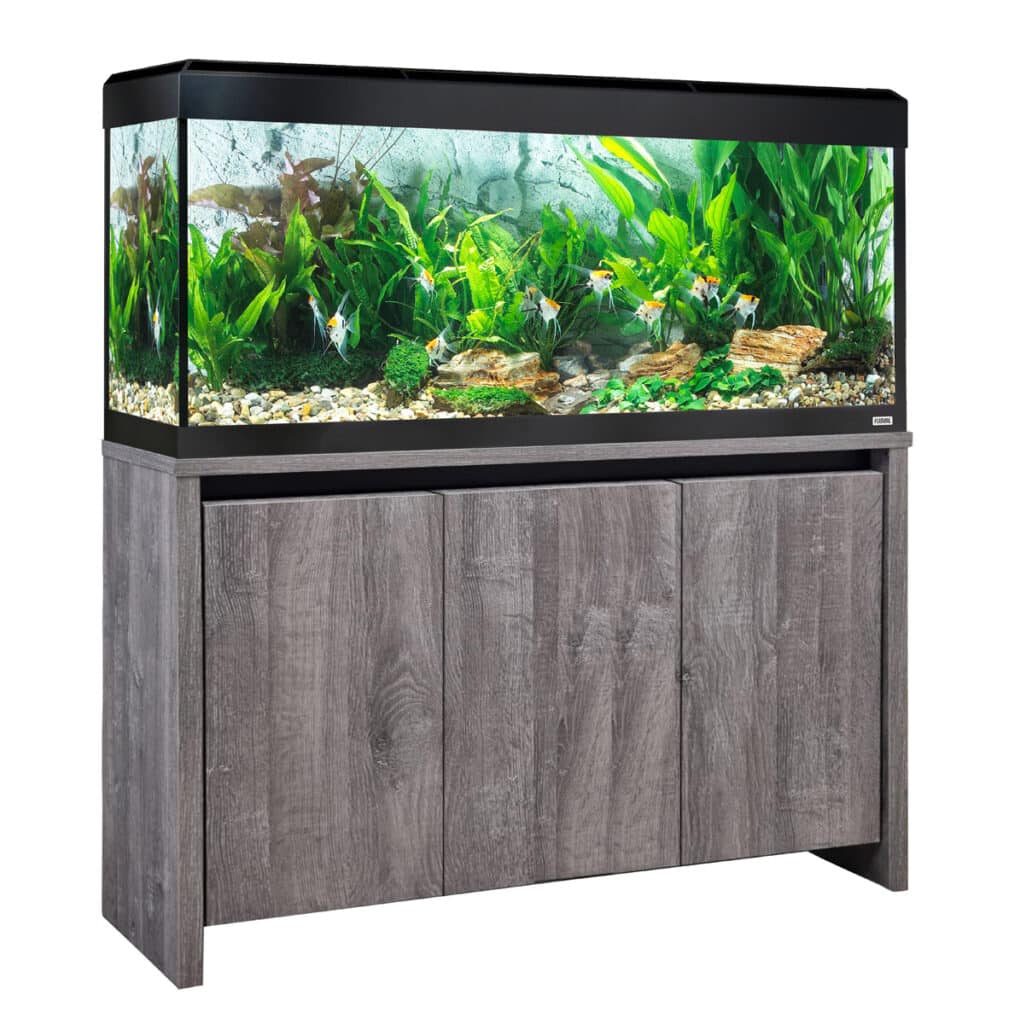 Acuario con iluminación LED bluetooth Fluval Roma de 240L