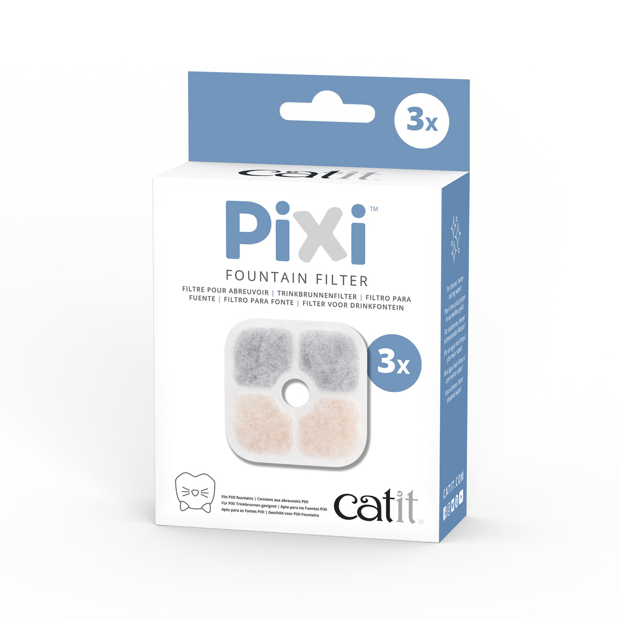 Filtro para fuentes para gatos Catit PIXI