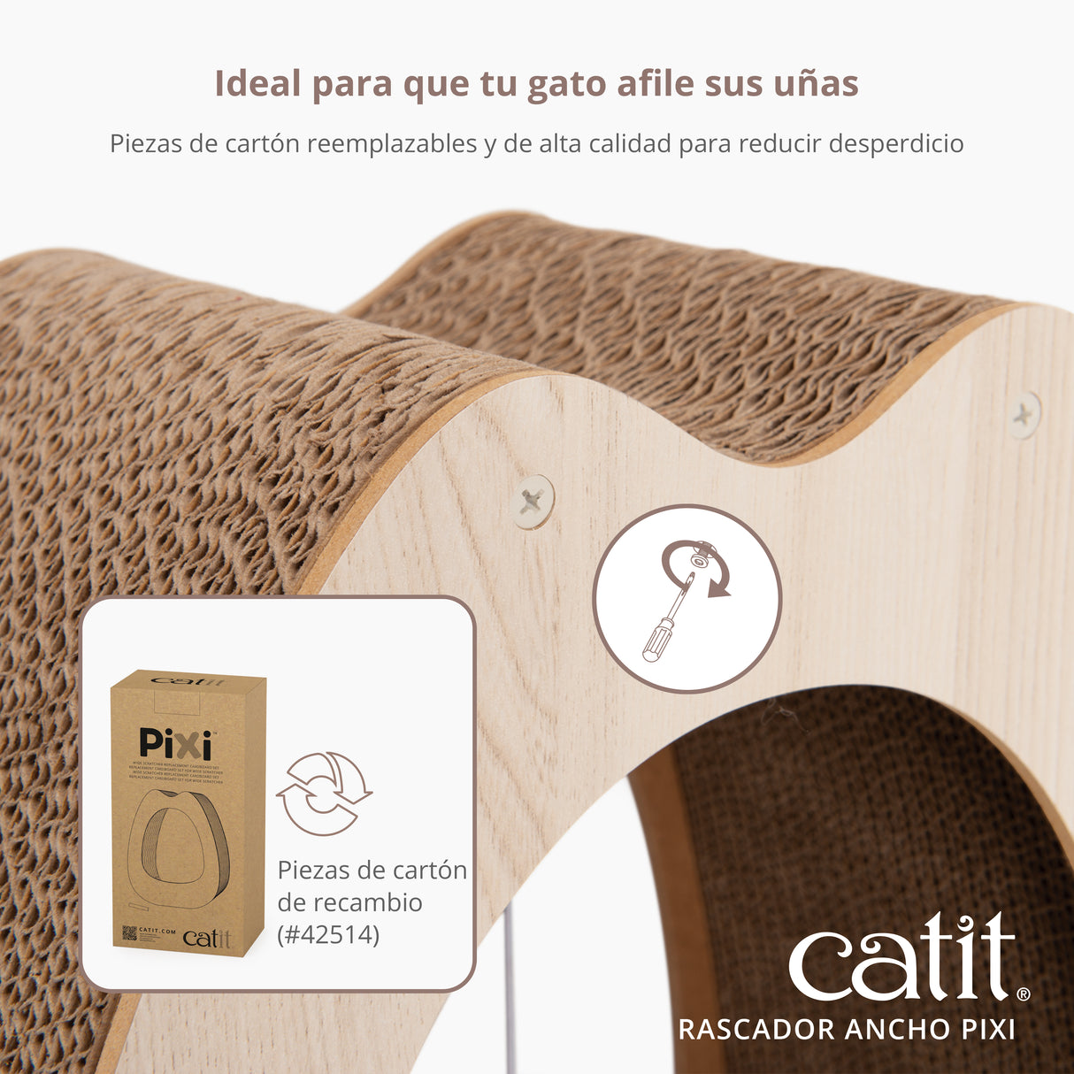 Rascadores de cartón para gatos Catit PIXI