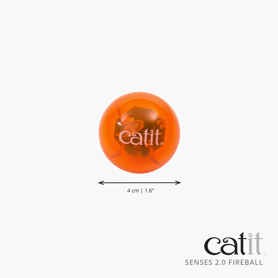 Pelota con luz para gatos Catit Senses Fireball