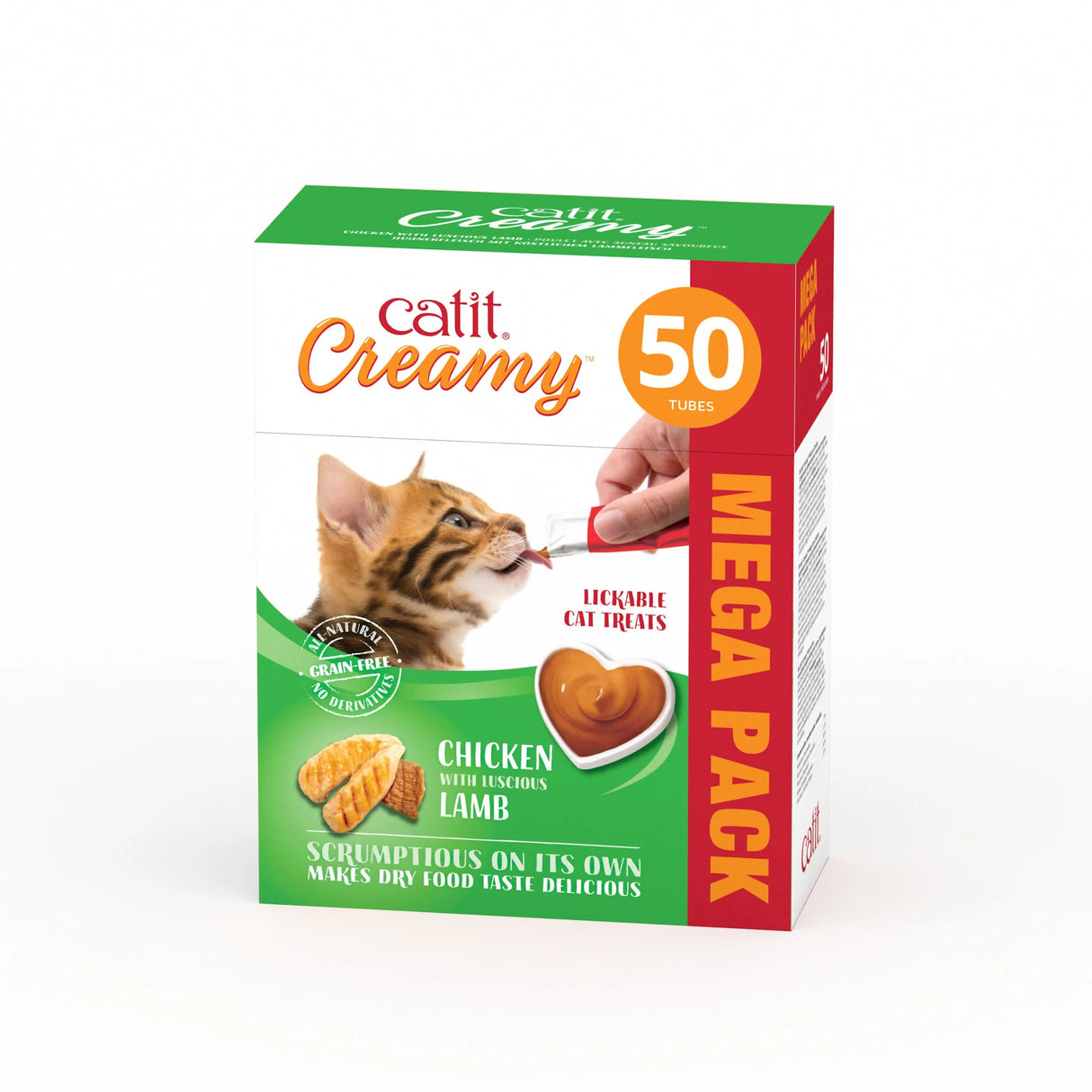 Snacks cremosos para gatos Catit Creamy – 50 Tubos