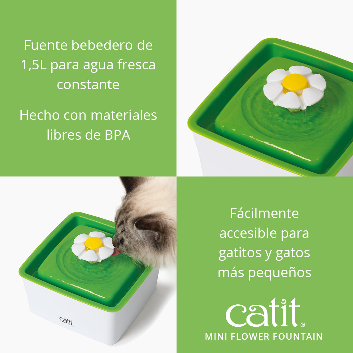 Fuente para gatos Catit Mini Flower Fountain
