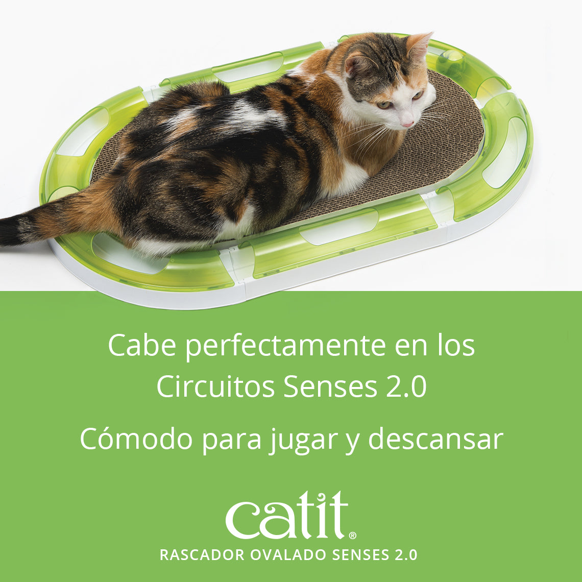 Rascador Ovalado de cartón Catit Senses