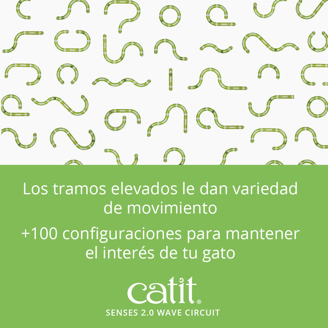 Circuitos con pelota para gatos Catit Senses