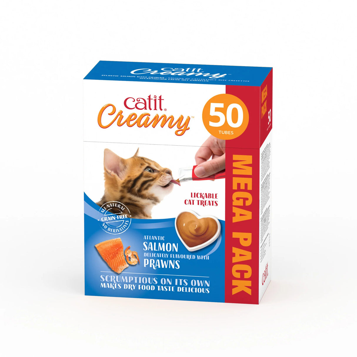 Snacks cremosos para gatos Catit Creamy – 50 Tubos