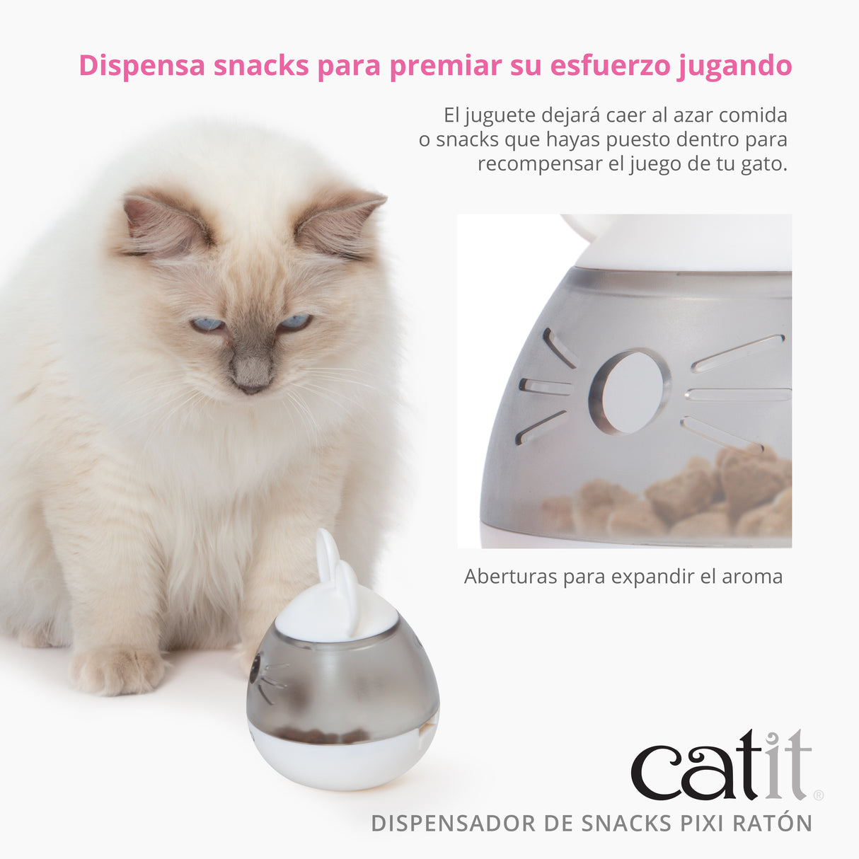Dispensador de snacks para gatos Catit PIXI