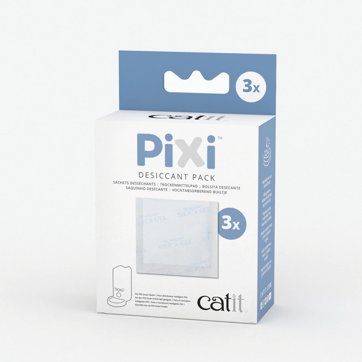 Bolsita desecante para comederos automáticos Catit PIXI - Pack de 3