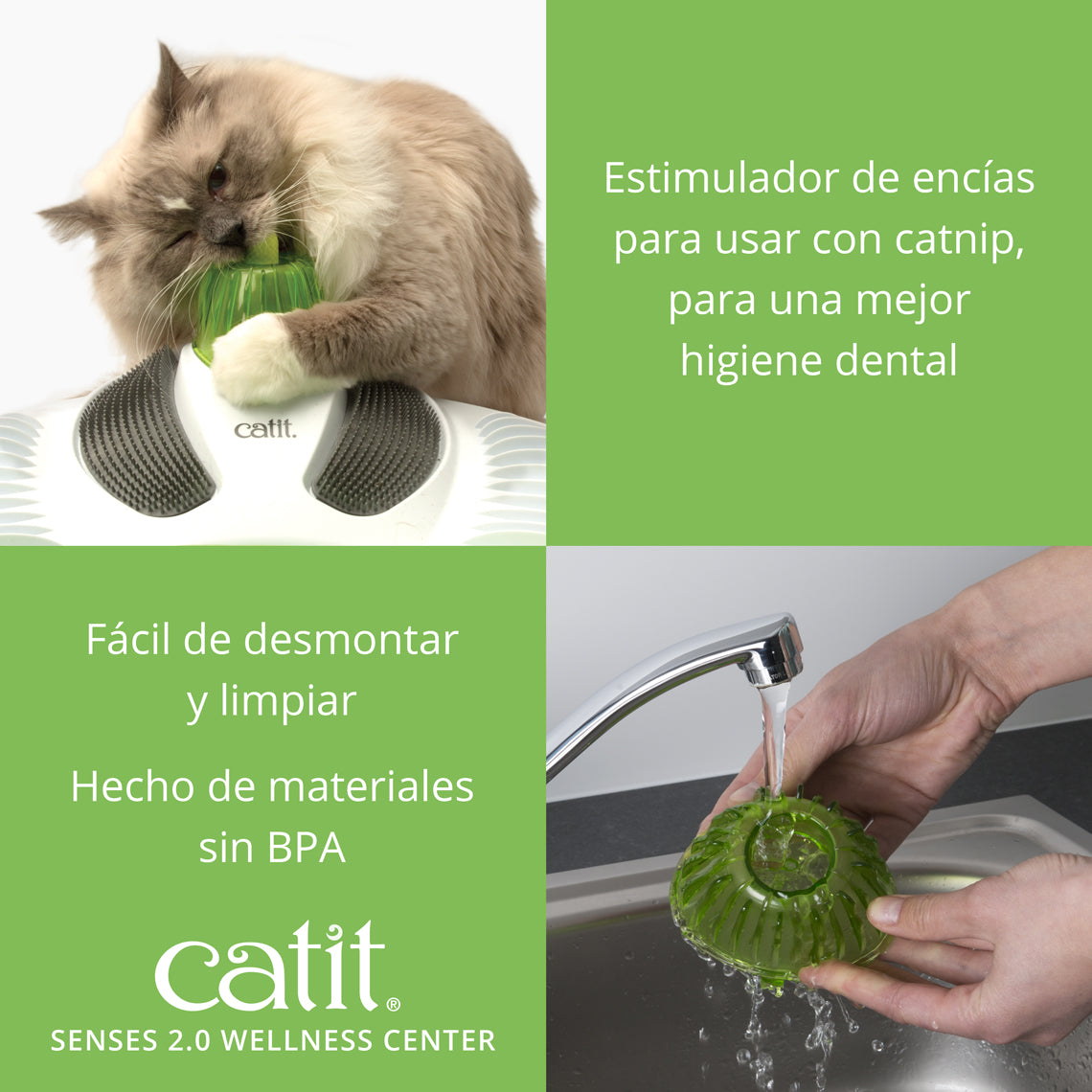 Juguete de relajación para gatos con catnip Catit Senses Wellness Center