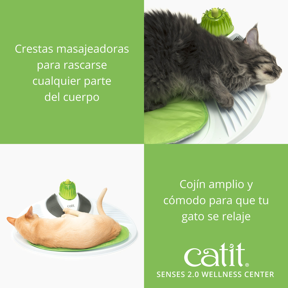 Juguete de relajación para gatos con catnip Catit Senses Wellness Center