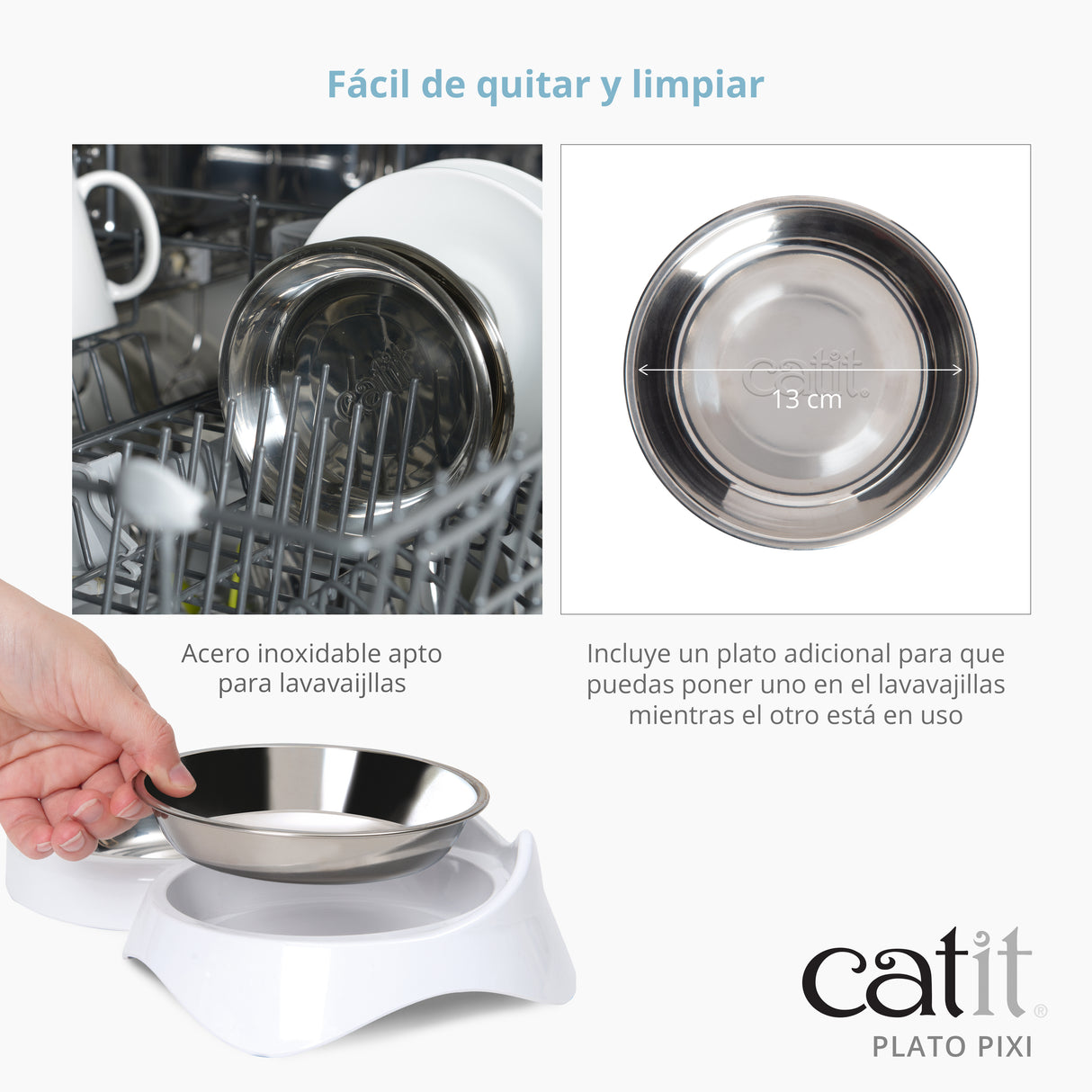 Plato para gatos Catit PIXI