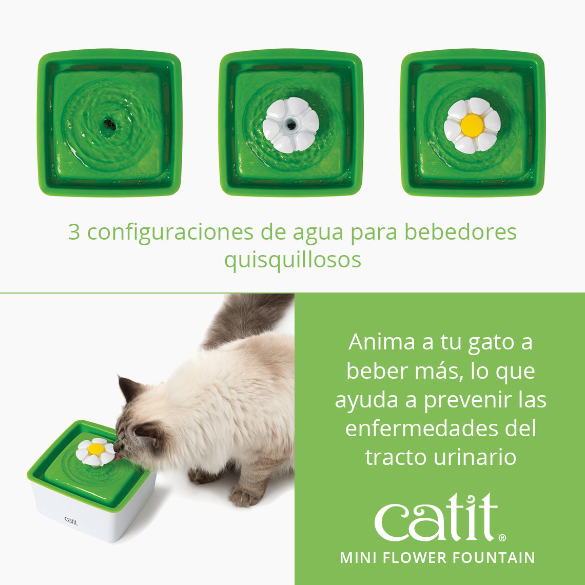 Fuente para gatos Catit Mini Flower Fountain