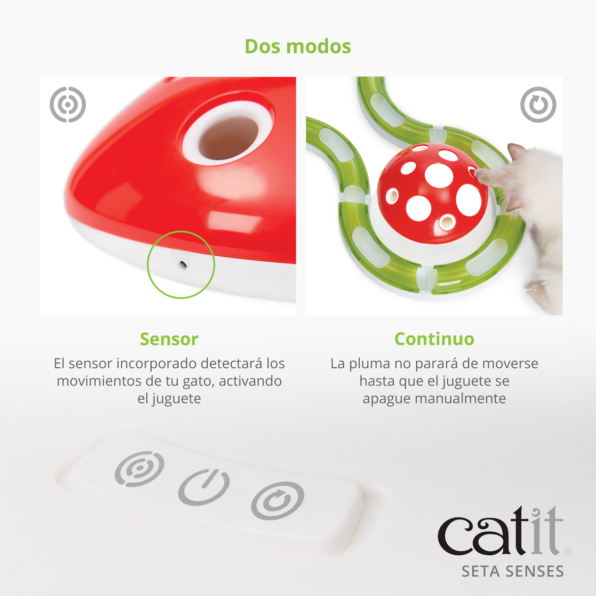 Juguete interactivo para gatos Seta Catit Senses