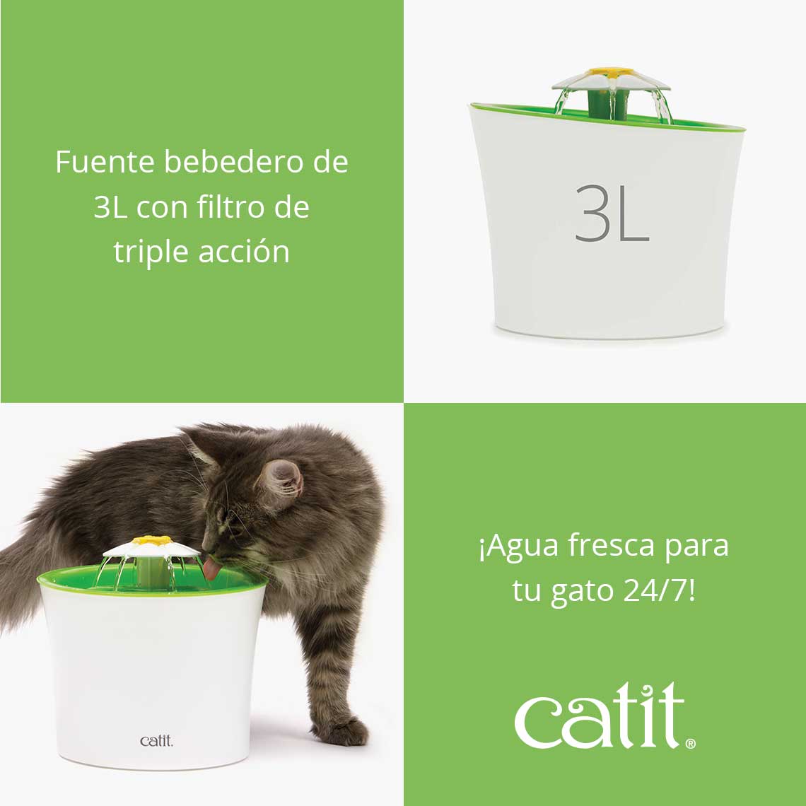 Fuente para gatos Catit Flower Fountain