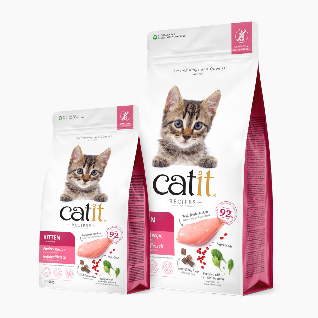 Pienso para gatito junior Catit Recipes - Receta de Aves para KITTEN