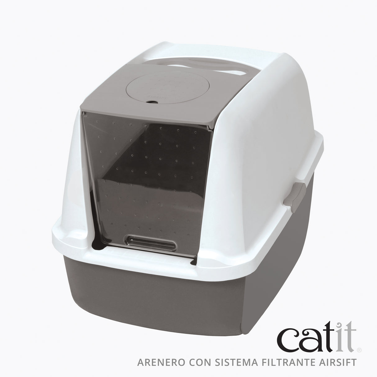 Arenero cerrado para gatos con control de olores Catit Airsift